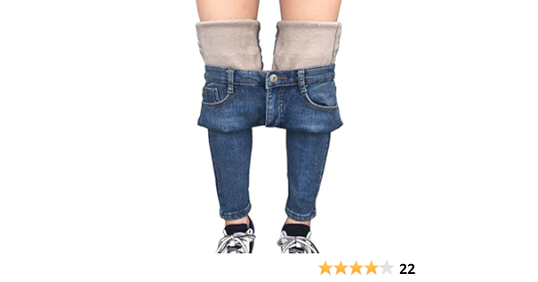 amazon fleece lined jeans