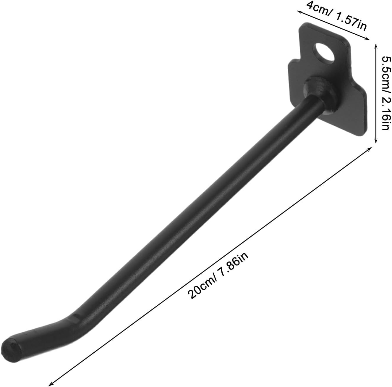 2pcs Steel Dumbbell Rack Hanger Replacement for Weight Plate Storage image 2