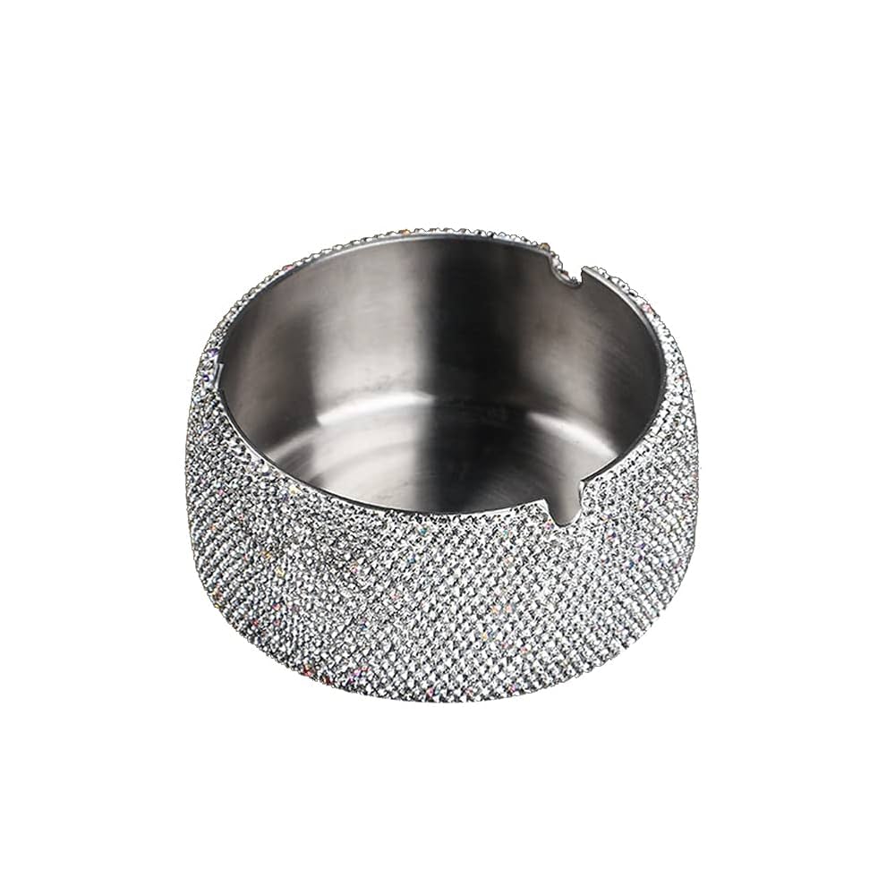 Amazon.co.jp: MoreChioce キラキラ光るラインストーン車用灰皿