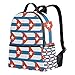 Unisex Rucksack mit Kuba-Flagge, Segeltuch, für Schule und Studenten