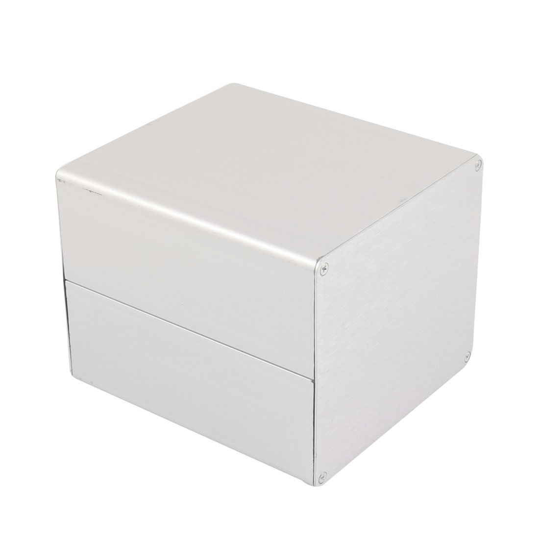 Aexit 133 x120 x104mm Multi-purpose Electronic Extruded Aluminum Enclosure Silver Tone (ec0558902ead08dd3ebc51db5224abc3)