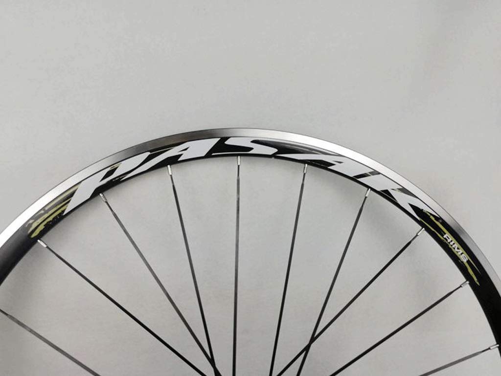 Ciclismo Ruedas Llanta 700C Juego Ruedas Bicicleta Carreras Carretera Superligeras Rueda Bicicleta Freno C / V 7-11 Velocidades Cubos Casete Rodamiento Sellado 6T QR 1650g ( Color : B , Size : 700c )