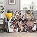 Anime My Hero Academia MHA Coperta di agnello in morbido pile caldo e soffice, coperta in peluche sfocato, decorazione per la casa, Halloween 127 x 101 cm