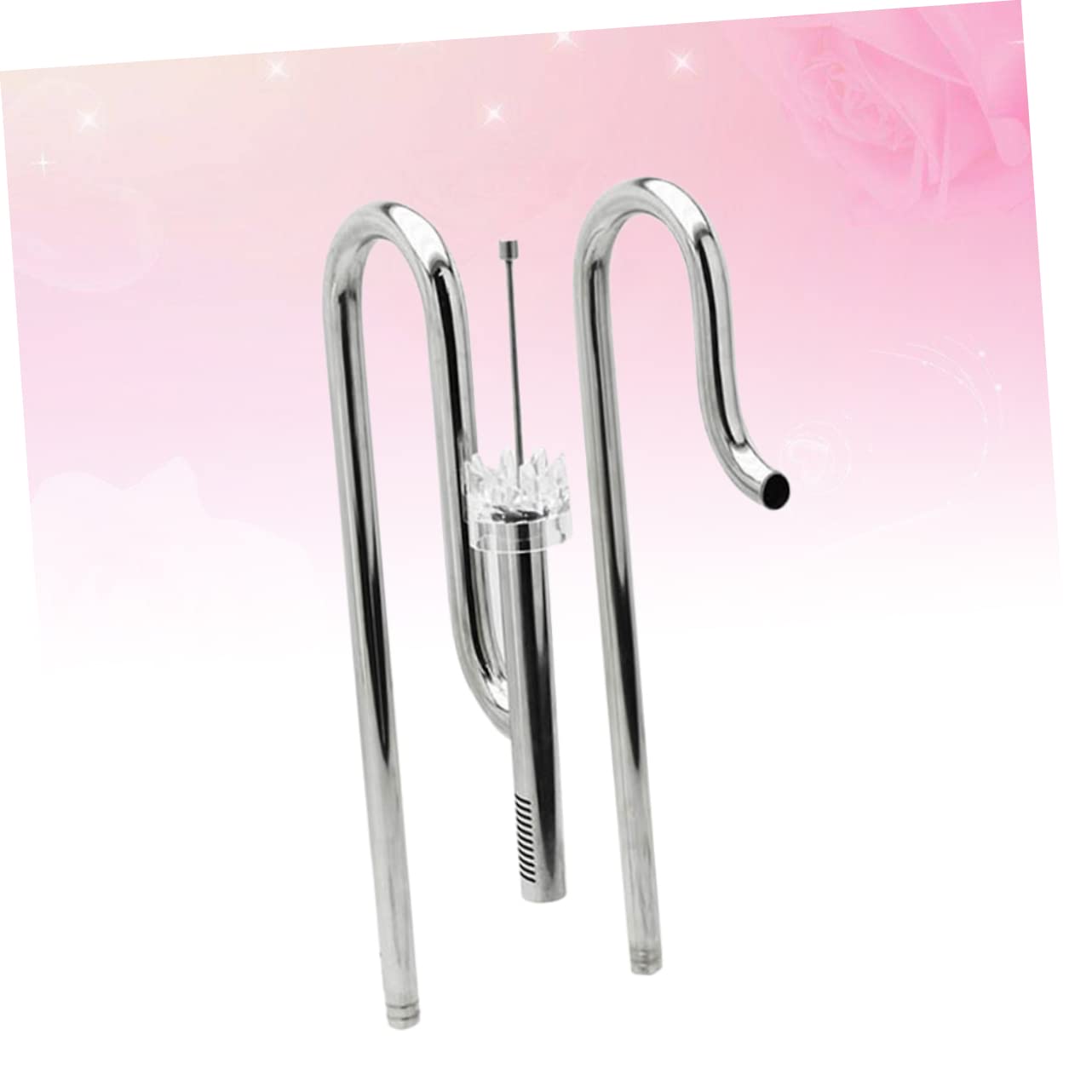 BESPORTBLE Edelstahl Aquarium Wasserrohr Set Mit Einstellbarem Einlass Und Auslass Ölentfernung Praktisch Für Fischbecken Und Aquarienpflege