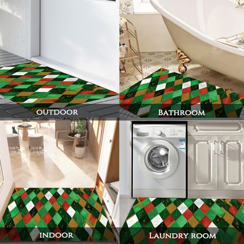Tapis d'entrée intérieur géométrique pour la cuisine - 8