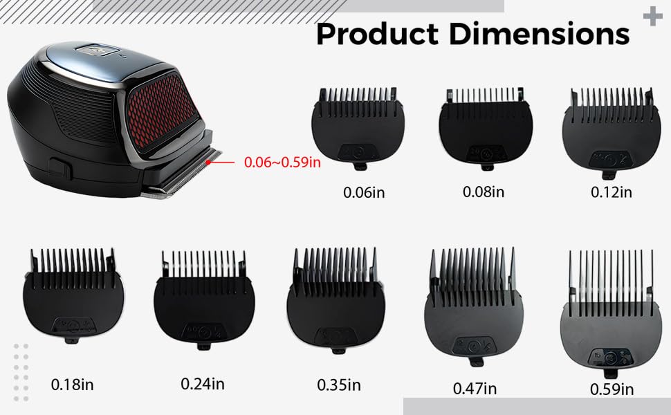 Kit de corte de pelo para hombre con carga USB para un estilo impecable 4