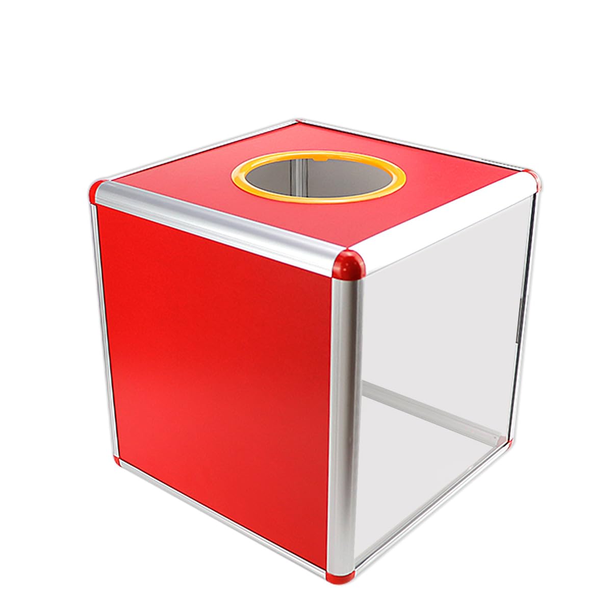 QWORK® Transparante loterijdoos 30CM, robuuste