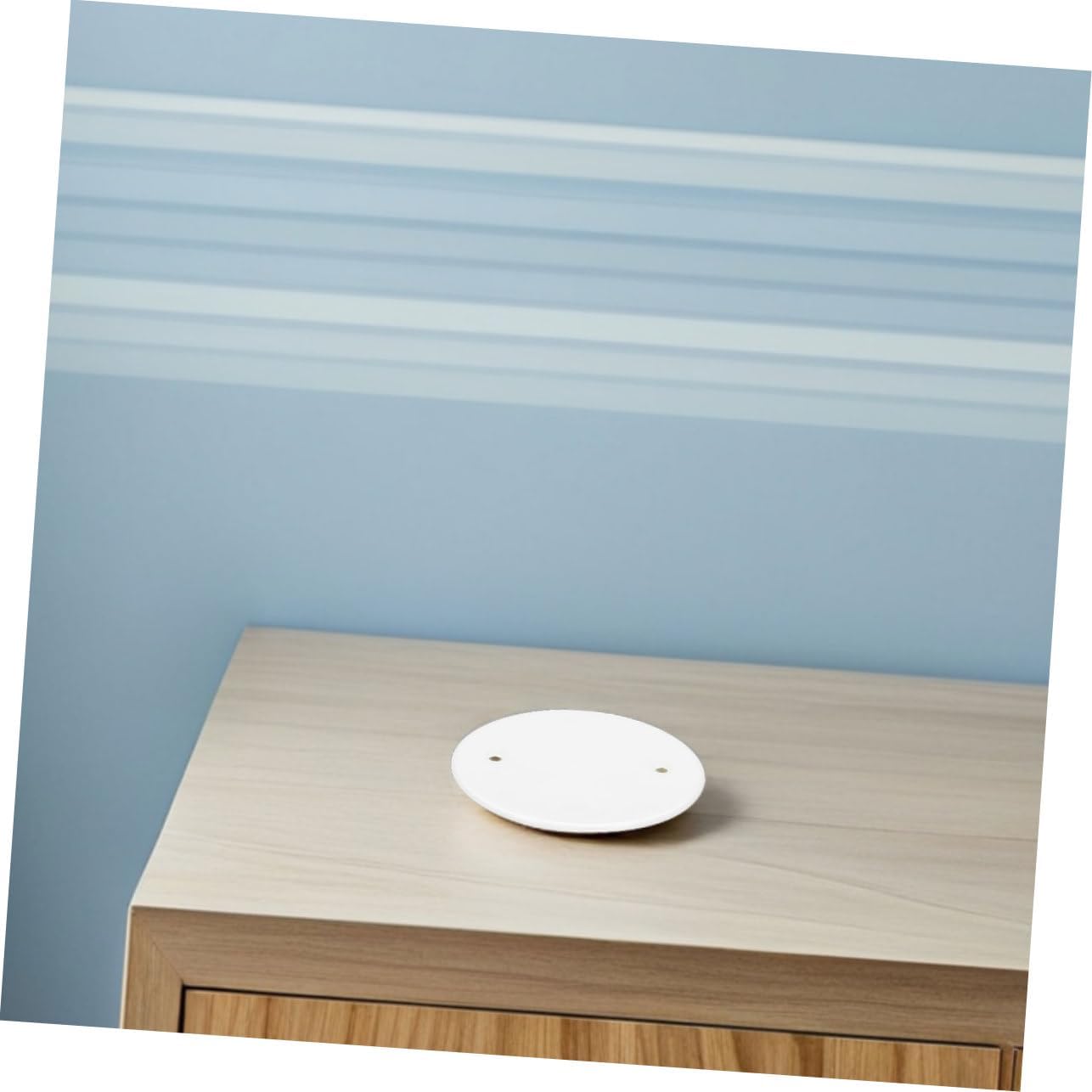 Blank Cover Wall Plate，12pcs Ceiling for Raised Ring Box Round for Oversize Openings Drywall Plaster Imperfections