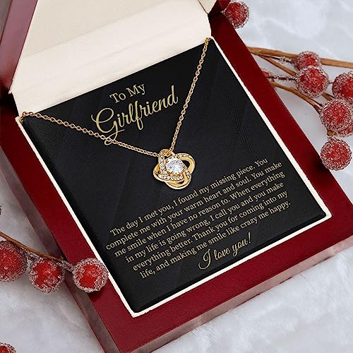 To My Girlfriend Necklace Gift, Girlfriend Necklace From Future Husband, Girlfriend Anniversary, Birthday, Valentine Day Jewelry Gift For Her.2