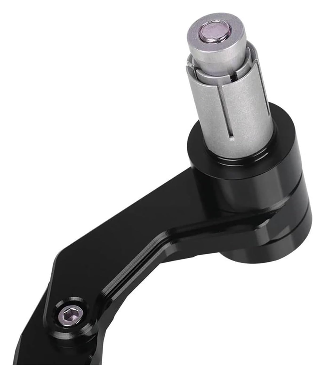 Puños Manillar para Yamaha YBR250 Protector De Manillar Aluminio Motocicleta CNC Palanca Embrague Freno Accesorios Protectores Mano(Pink a)