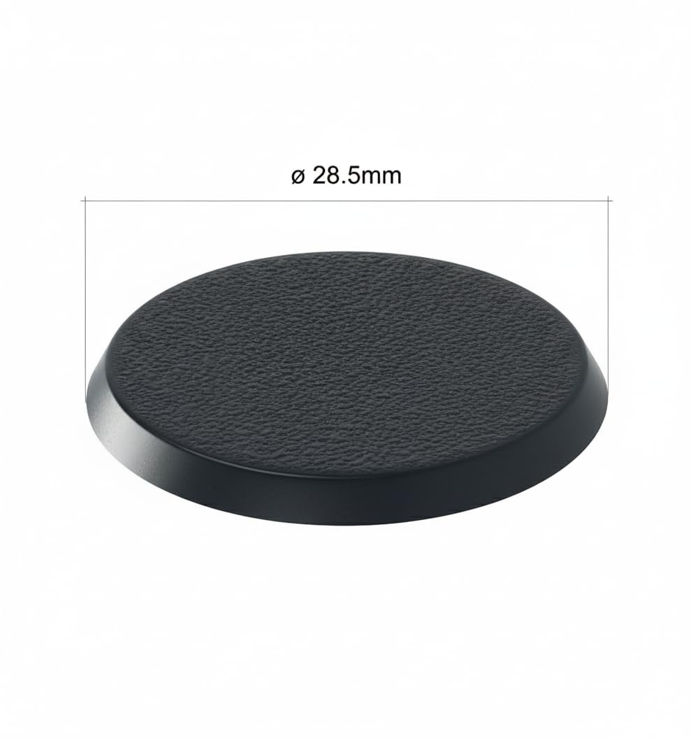 Playcrate Wargaming Hobby Bases 28mm - 30pcs Model Miniatures Painting Plastic Figures Tabletop Games Bases - Image 2
