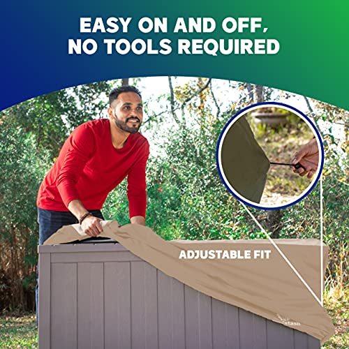 Deck Box Cover Heavy Duty, Waterproof Covers For