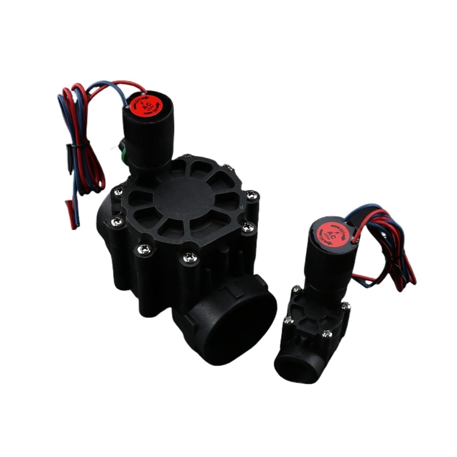 Elettrovalvola in nylon normalmente chiusa | DN15-DN25, 1/2"-1", AC220V/DC12V, corpo in nylon for irrigazione di giardini e aree verdi(3/4",DC12V)