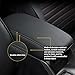 AOMSAZTO Console Covers for 2014 2015 2016 2017 2018 2019 Kia Soul Armrest Covers for Kia Soul Blak with Black Stiches