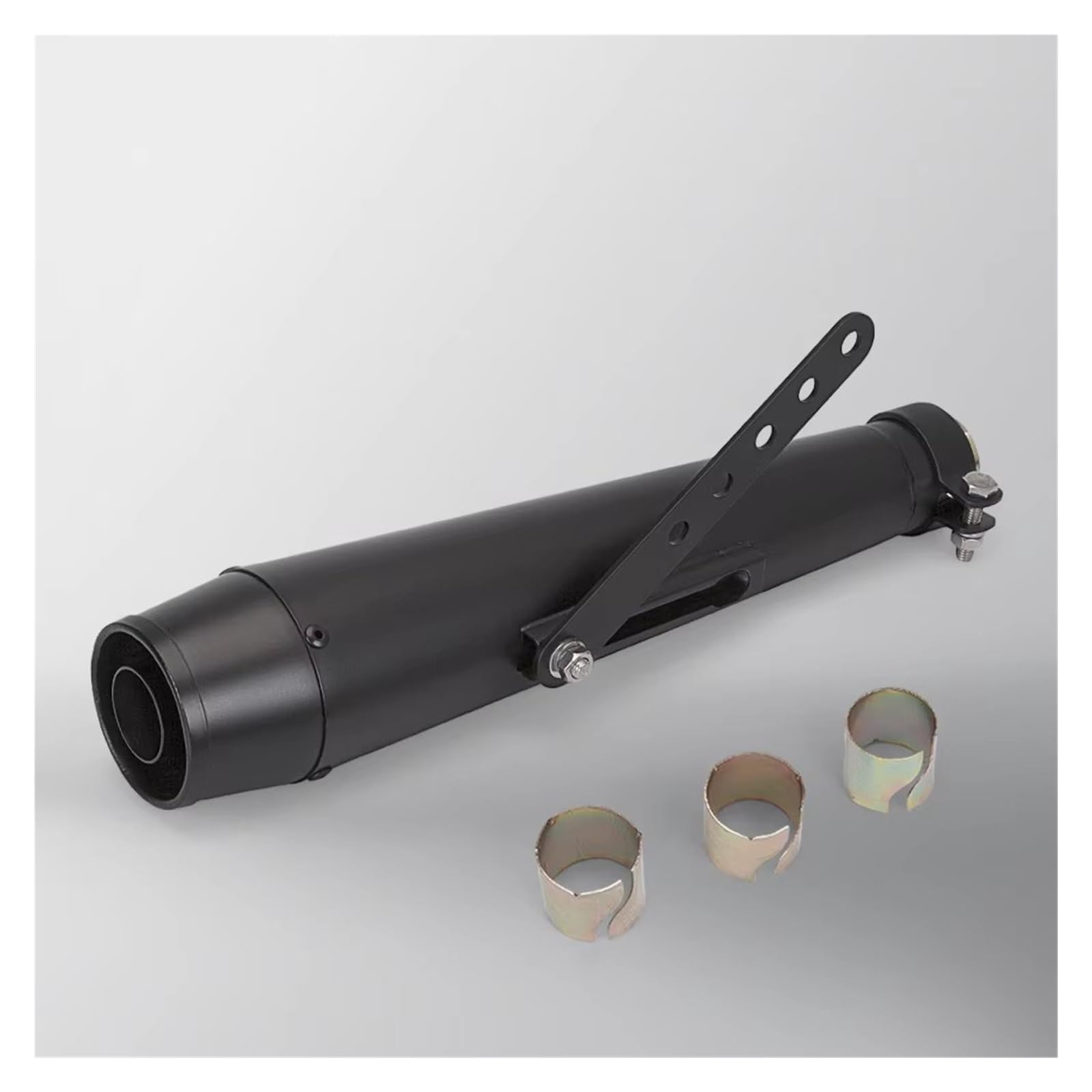 silencioso escape moto Para 125CC 38/40/42/45MM silenciador | Silenciador de tubo de escape de motocicleta retro de 38/40/42/45 mm(A)