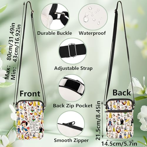 WZMPA Princess Crossbody Bag Prince Charming Fans Gift White Apple Shoulder Bag White Merchandise2