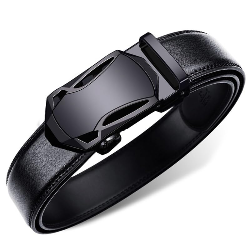 JSEIAJB Men's Automatic Buckle Black Casual Business Belt3