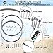 BUZIFU 8pcs Cable Freno y Cable Cambio, con 8 Terminales y 24...