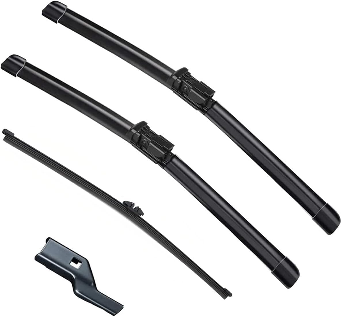 ZhanHY Set of Wiper Blades Windshield Windscreen Window Car Rain Brushes for Volvo V70 MK3 2007-2016 26in+20in+14in, Easy Installation All Weather Performance
