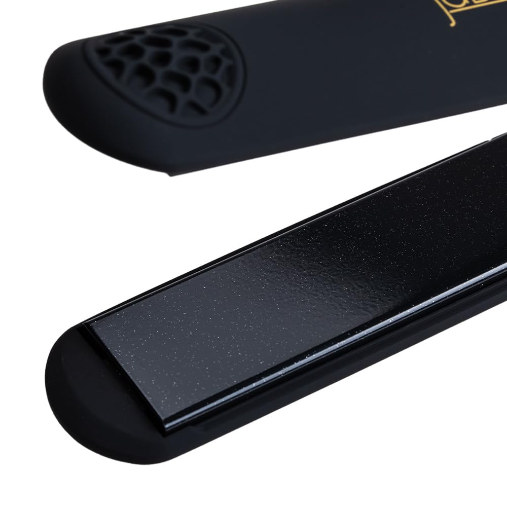 JADY - Prostownica do włosów Pink Gold Medium z ceramiczną powłoką turmalinową z automatycznym wyłączaniem - możliwość regulacji do 230°C