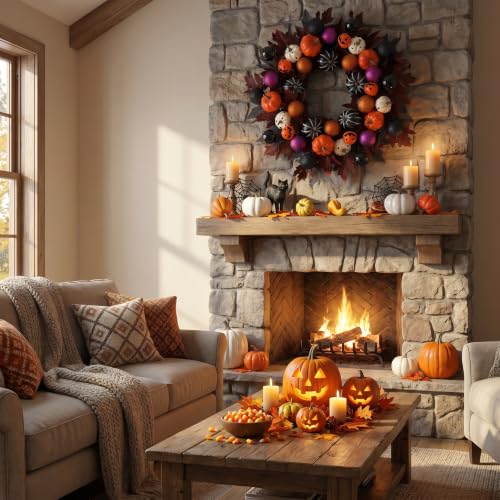 Front Door Halloween Wreath DROPS TO - image 7
