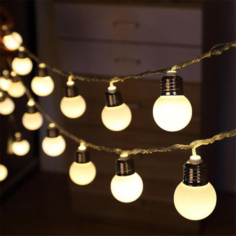 See full amazon price history chart for RaajaOutlets 20LED 5M Big Ball String Lights for Decoration Home Indoor Outdoor Diwali Christmas Trees Ganpati Festivel of Lights Decorative Lighting Warm-White RaajaOutlets 20LED 5M Big Ball String Lights for Decoration Home Indoor Outdoor Diwali Christmas Trees Ganpati Festivel of Lights Decorative Lighting Warm-White (B0DHLDYPRP) Amazon Price History, Amazon Price Tracker