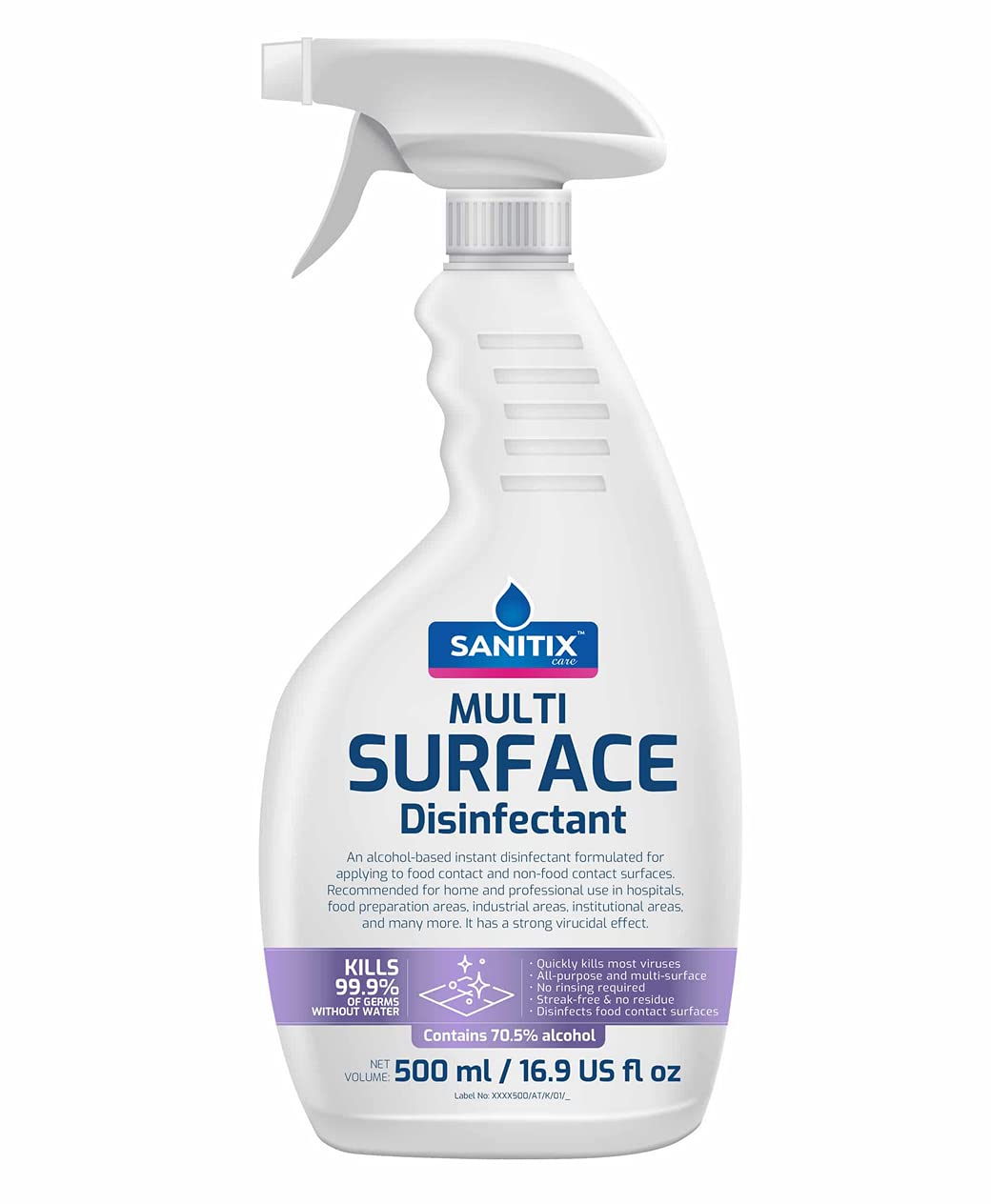 Multi-Surface Disinfectant Spray 500 ml / 16.9 US fl oz
