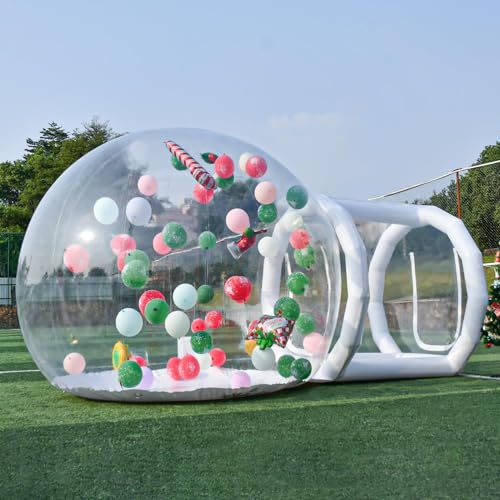 Generic Opblaasbaar Bubble House, Ballon Bubble House Tent Commerciële kwaliteit PVC Clear Bubble House met luchtpomp en blazer, Bubble House Tent voor kinderen verjaardagsfeestje - Afbeelding 3
