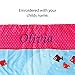 Lillian Vernon Mermaid Personalized Indoor Sleeping Bag - Kids Sleepover & Napper Sleep Sack - Plush, Cute, & Cozy Cotton Poly Blend - Girls, Boys, & Toddler 30” x 60” Size