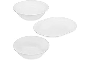 Corelle Coordinates 3-Piece White Completer Set
