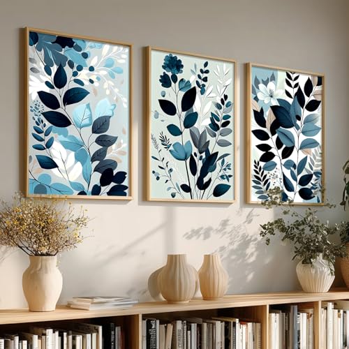 Image of kotart Painting for Wall Decoration - Modern Art Wall Decor Framed Painting for Living Room Bedroom - Framed Wall Posters /Paintings with Frame Set of 3 (Art-6, 19X25 inch)
