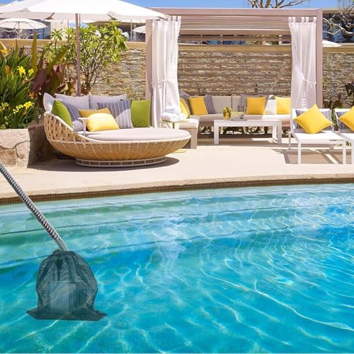 SIXHAOBU 10 Stück Pumpenfilter-Netzbeutel,Teichpumpenfilterbeutel, Filterbeutel Aquarium, Netztasche,Teichpumpen-Absperrbeutel mit Kordelzug, Pump Filterbeutel für Aquarium Garten Teich (Schwarz)