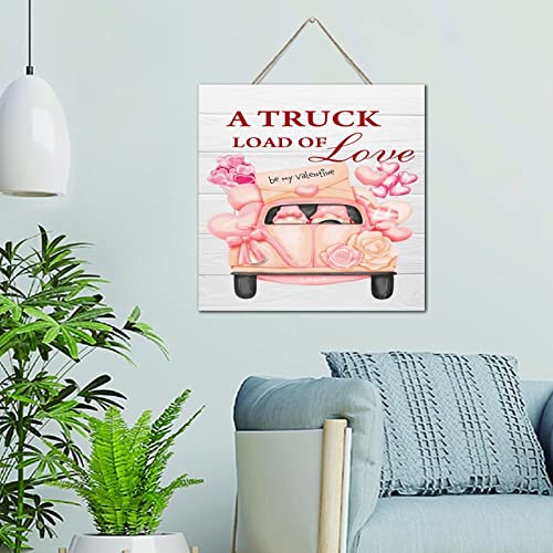 Décoration murale en bois au motif cœur et ballon rouge pour votre salon