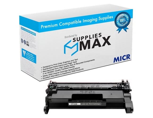 SuppliesMAX Compatible MICR Replacement for HP Laser Jet Enterprise M406DN/M430F/PRO M304/PRO M404/PRO M428 Black Toner Cartridge (3000 Page Yield) (