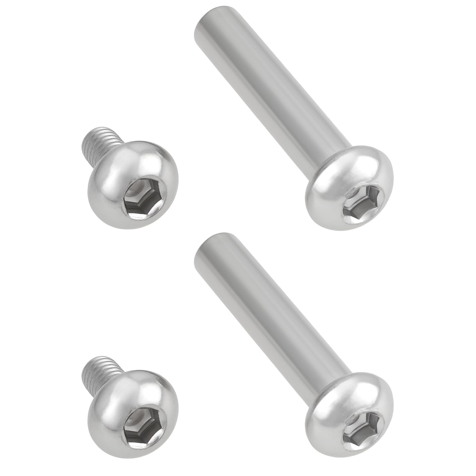 ECSiNG 2 Sets M8x40mm Bike Rear Suspension Shock Mounting Bolt for MTB E-bike Scooter Folding Bike