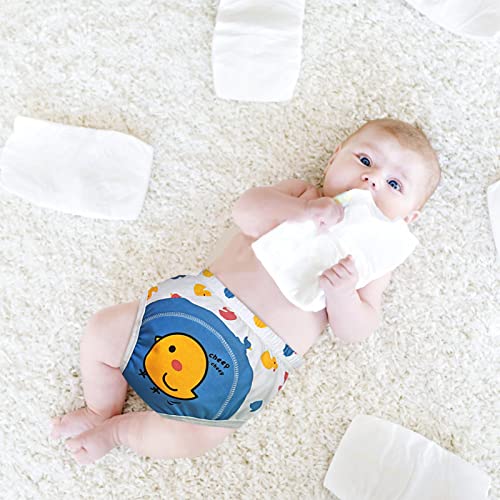 treino | Cueca Potty | Roupa íntima treino com camada TPU, calça treino absorvente algodão macio par