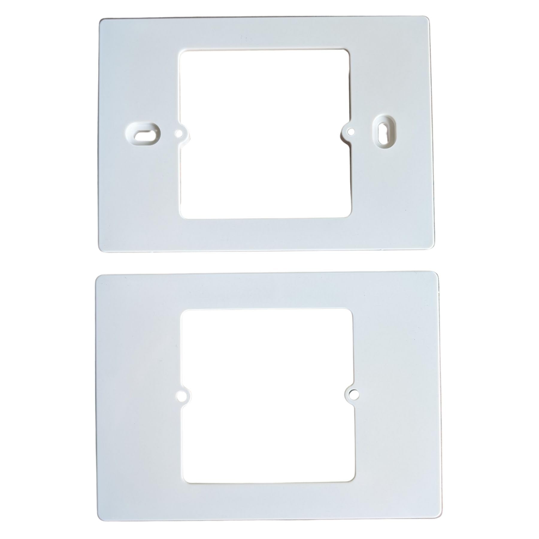 10 Kit Placca Adattatore 503 a 502 Bianco, Convertitore 503 a 502, Supporto Riduttore Slim 3.5mm, Per Installazione Termostati Smart o Moduli Quadrati 86x86, Vite Incluso