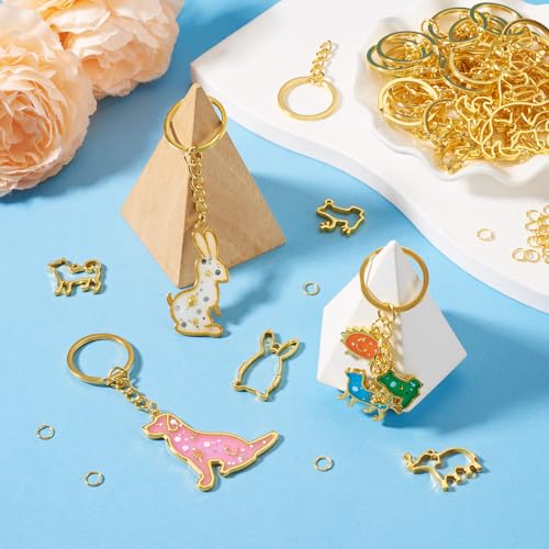 Biseles de resina para collares elegantes hechos con flores prensadas 2