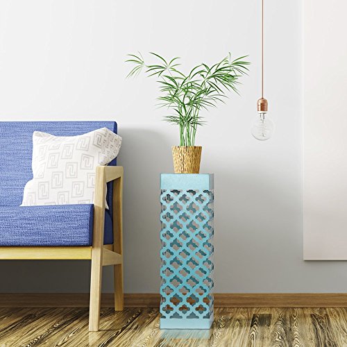 Nex Umbrella Rack, Metal Umbrella Holder Free Stand For Home Office Entryway With Water Tray And Hooks, Blue #TOP6