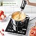Immersion Blender, Aicok 4-in-1 Hand Blender, Stick Blender with 5 Speed Control, Powerful Hand Mixer Sets Include Chopper, Whisk, No BPA Beaker (800ML), Stainless Steel - Black