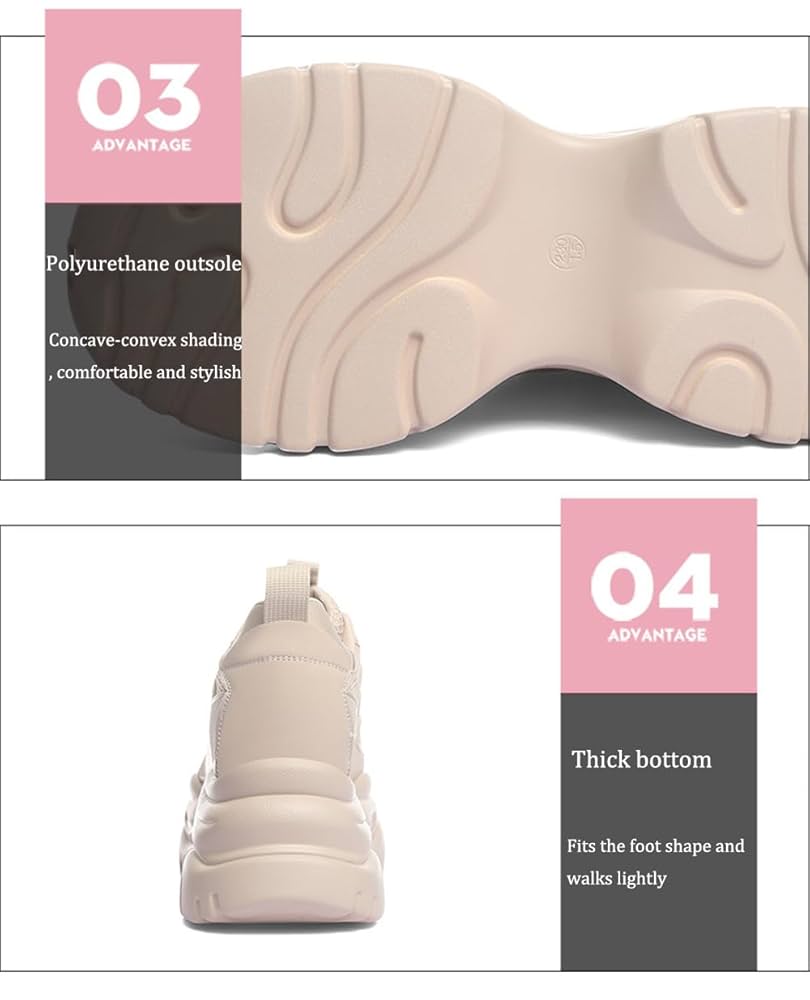 Amazon.com: ZFBBD Women's Fashion Chunky Sneakers - Platform