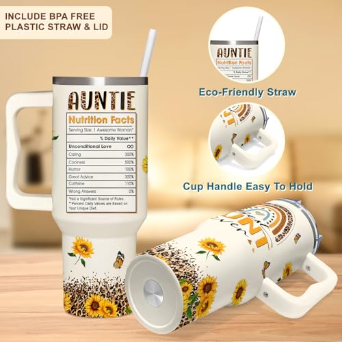 Gifts-for-Aunt-Auntie-Gifts-Aunt-Gifts-from-Niece-Nephew-Christmas-Gifts-For-Aunt-Birthday-Gift-Mothers-Day-Gifts-for-Auntie-Gifts-for-New-Aunt-40oz-Sunflower-Tumbler-With-Handle-Straw Gifts for Aunt Auntie Gifts Aunt Gifts from Niece Nephew Christmas Gifts For Aunt Birthday Gift Mothers Day Gifts for Auntie Gifts for New Aunt 40oz Sunflower Tumbler With Handle Straw