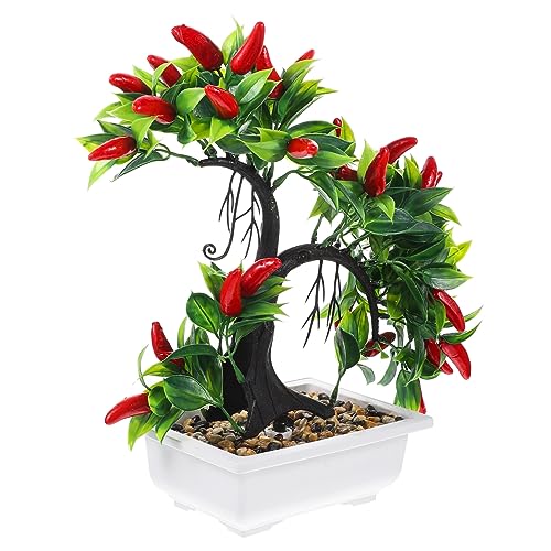 Zerodeko Accessories Simulation Chili Desktop Small Pepper Plastic Artificial Flowers Decorate Fake Decoration Chaotian Pepper The Bell Fake Chili Fake Plants Chili Chili