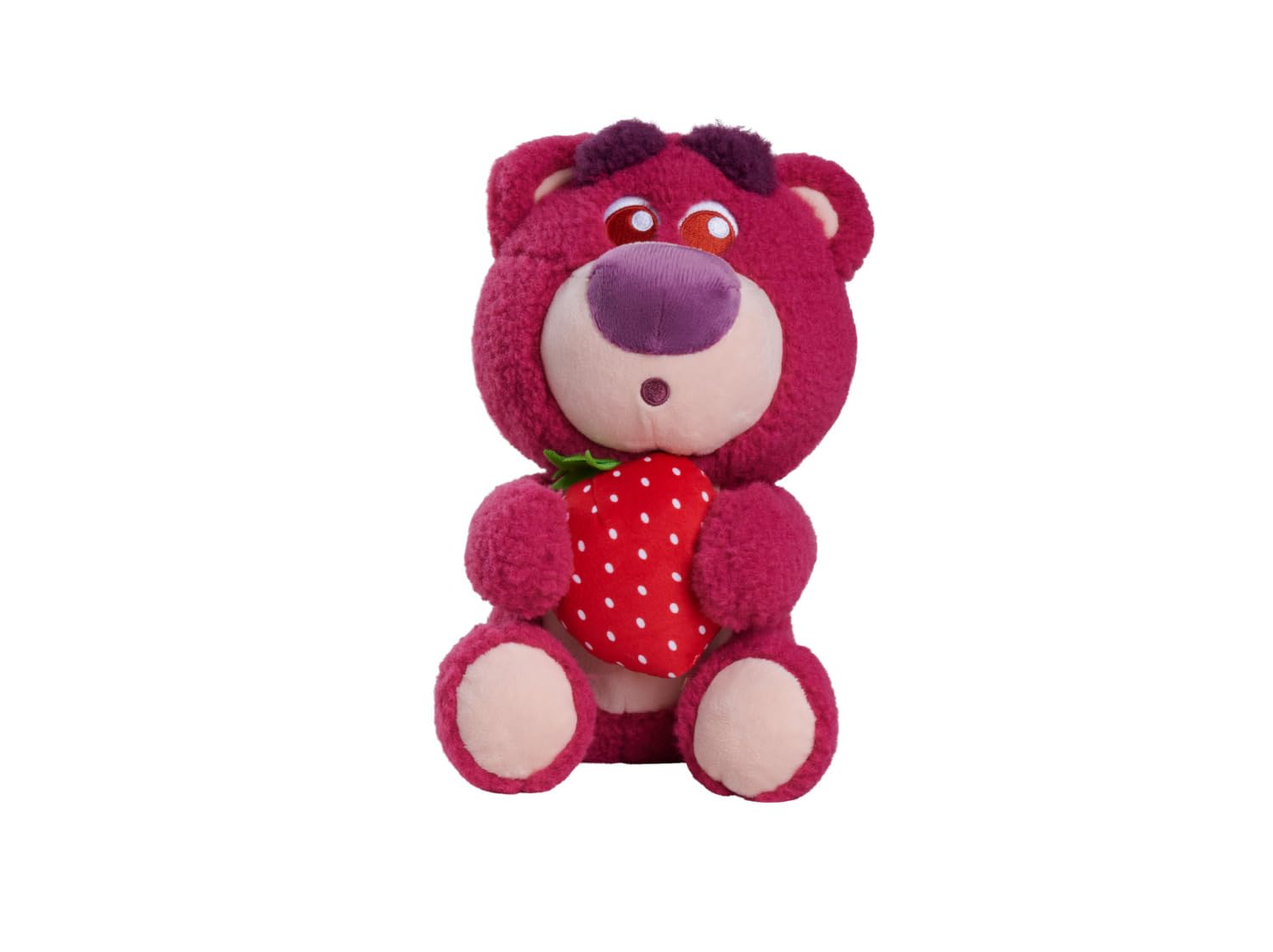 Simba Pixar Strawberry Lotso with Strawberry Scent, 25 cm, Plush Toy, Cuddly Stuffed Toy, Soft Plush, Gift Idea for Children and Fans, from 0 Months