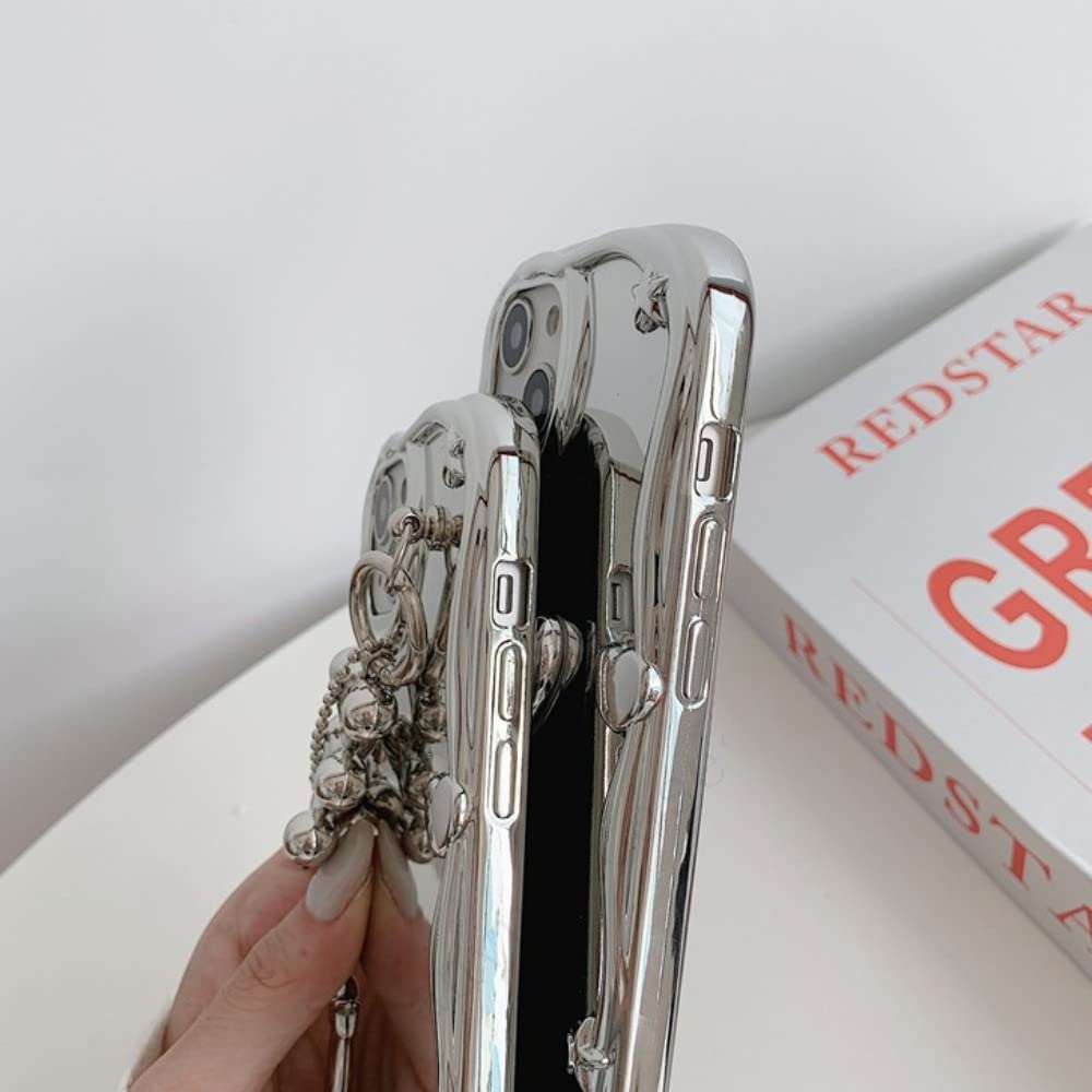 Amazon.co.jp: スターシルバーメッキハートチェーンストラップ