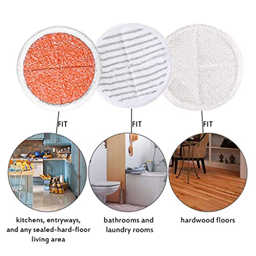 ZZALLL 8 Packs Spinwave Mop Pad Kit Vervanging Pads - Image 5