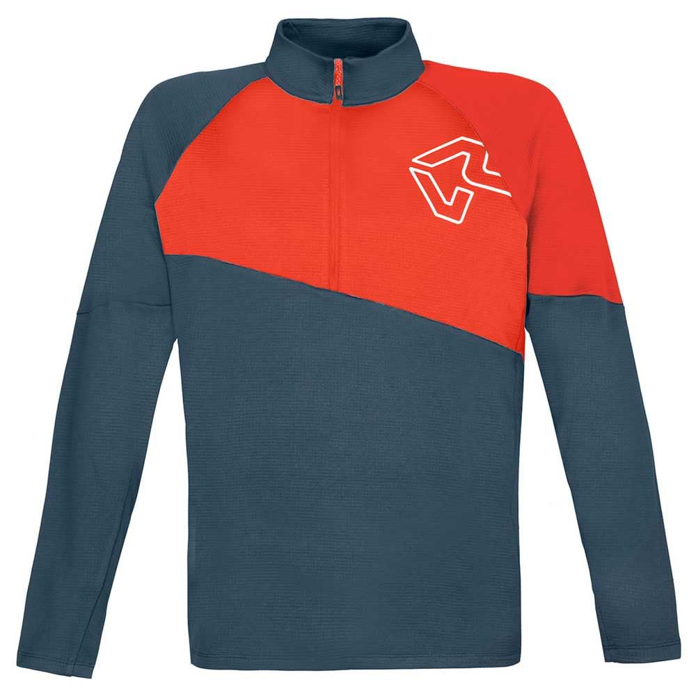 Rock Experience REMC02072 URUS Sweatshirt Men's 1556 REFLECTING POND+0740 CHERRY TOMATO 3XL