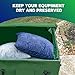 YardStash 143 Gallon Waterproof Deck Box, Portable Outdoor Storage Box for All Weather Tarpaulin Deck Box, Perfect for the Boat, Yard, Patio, or Camping – 143 Gallon, XL Green