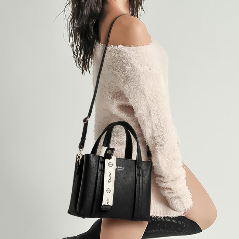 Image of EXOTIC Premium Ivory Chic Edition Urban Luxe Hand & Sling Bag for Women | Stylish PU Leather Tote with Spacious Compartments & Detachable Strap