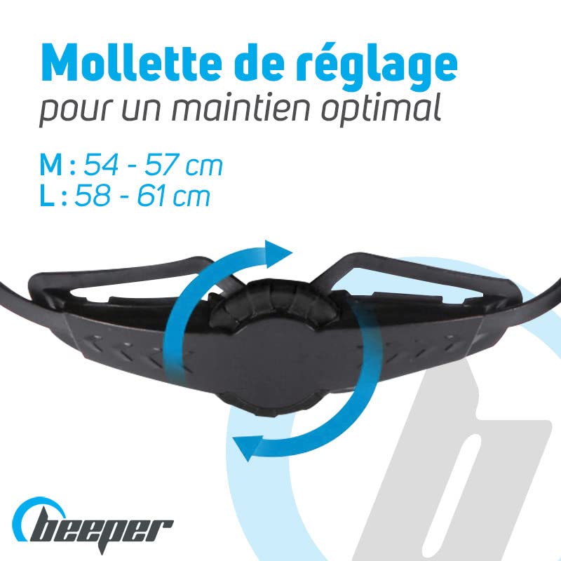 BEEPER - Casco con LED anteriore e posteriore per bicicletta, mountain bike, monopattino elettrico ME134